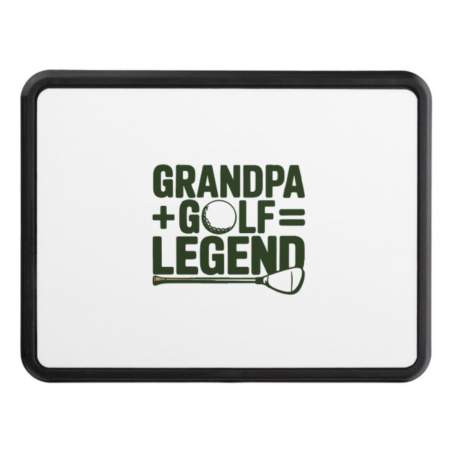 Call Me Grandpa, Watch Me Golf Hitch Cover (Front)