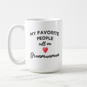 Call Me Granmanman Caribbean Creole Grandmother Coffee Mug