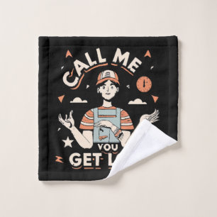 call me if you get lost wash cloth