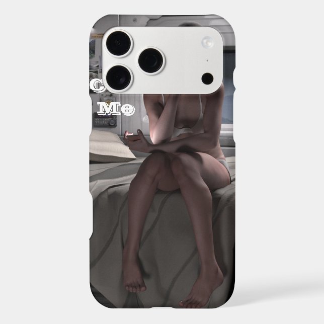 Call me iphone case (Back)