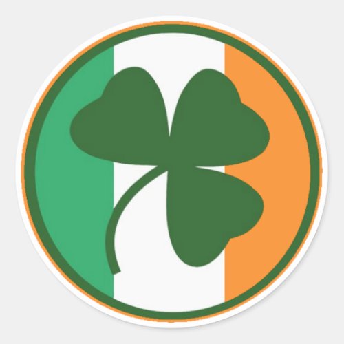 Call Me Irish St Patricks Day Classic Round Sticker