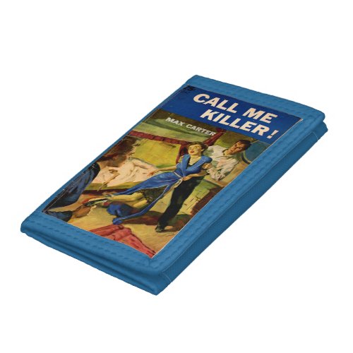 Call Me Killer pulp fiction cover Tri_fold Wallet