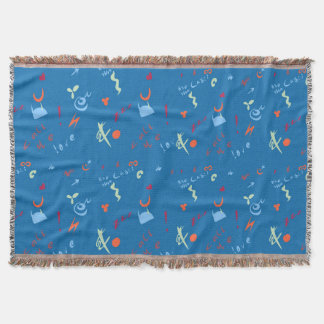 "Call Me Love" Pattern Throw Blanket