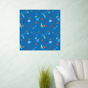 "Call Me Love" Pattern Wall Decal