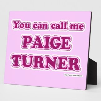 Call Me Paige Turner Funny Author Slogan