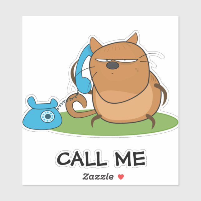 Call Me Sticker (Sheet)
