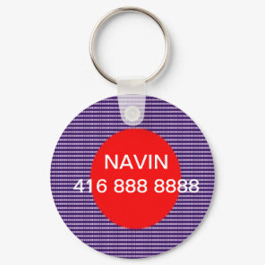 CALL-ME-Svp  Replace Name and Phone Number Keychain