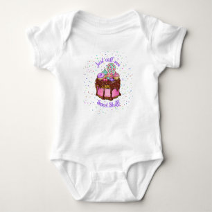Call Me Sweet Stuff - Cake Cupcake Donuts Macarons Baby Bodysuit