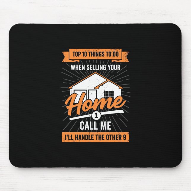 Call Me When Selling Your Home Mouse Pad (Front)