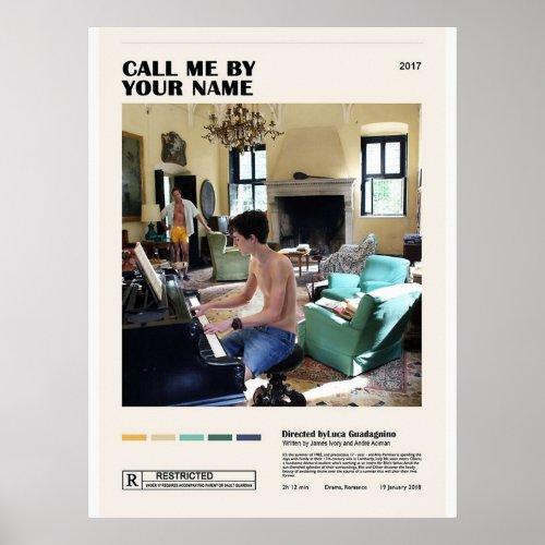 Call Me Your Name Poster