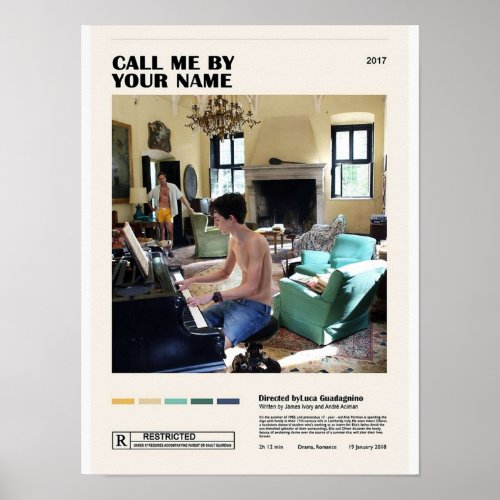 Call Me Your Name Poster