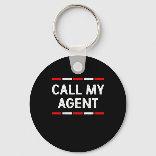 Call My Agent Casting Actor Actress Acting Gift Keychain (Front)