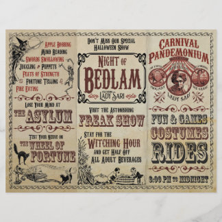 Call of Cthulhu - Carnival of Madness Flyer