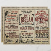 Call of Cthulhu - Carnival of Madness Flyer (Front/Back)