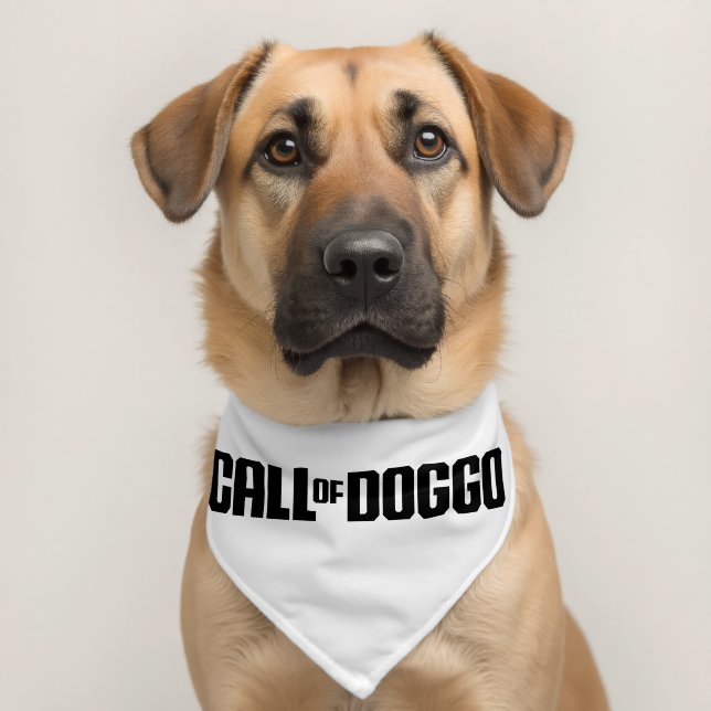 Call of Doggo  Pet Bandana Collar (Dog 2)