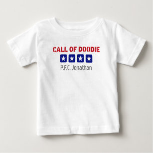 Call of Doodie US Military Themed Baby T-Shirt