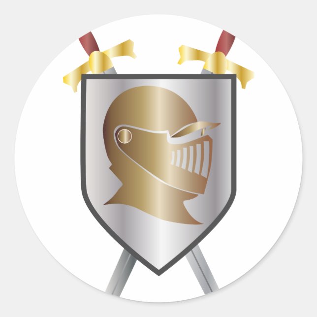 Call of Knights Classic Round Sticker (Front)