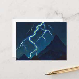 Call of the Heaven, Lightning by Nicholas Roerich Postcard