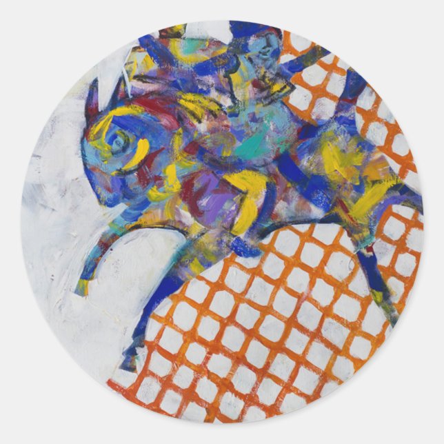 Call of the Heyoka Classic Round Sticker (Front)