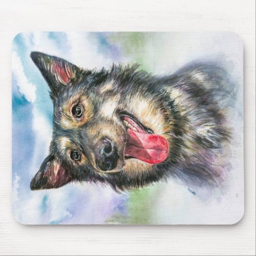 Call of the Wild  Husky dog  fleece blanket Mouse Pad