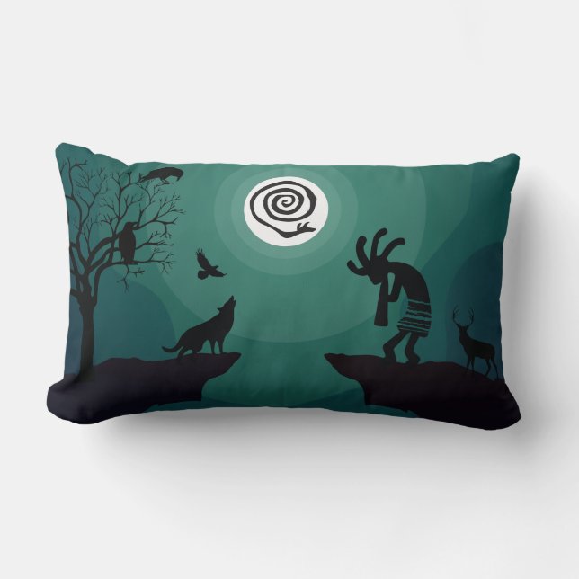 Call of the Wild Kokopelli's Lumbar Pillow (Front)
