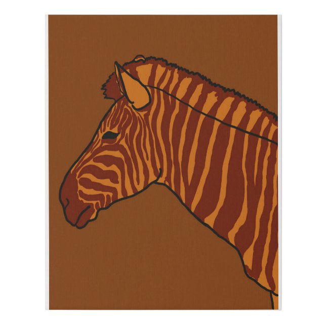 Call of the Wild Mahogany Faux Canvas Print (Front)