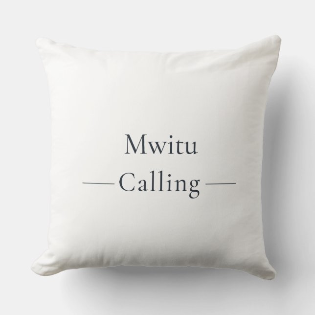 Call of wild throw pillow (Front)