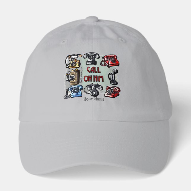 Call on Him Christian hat (Front)