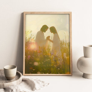 Call on Him _ Digital Download _ Jesus Embracing = Poster