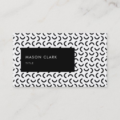 Call Pattern Business Card