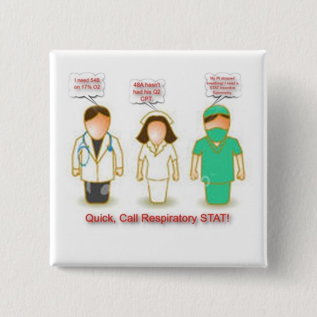Call RT STAT Pinback Button (Front)