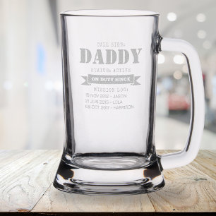 Call Sign: Dad Military Father's Day Beer Stein