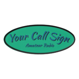 Call Sign Name Badge