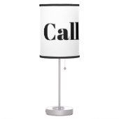 Call Sign Table Lamp (Left)