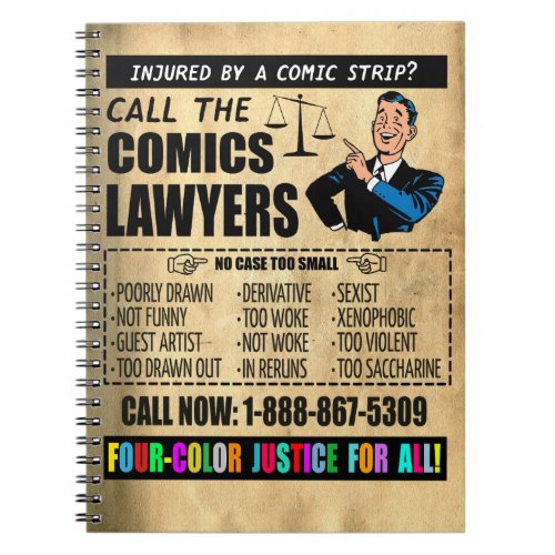 Call the Comics Lawyers Notebook 