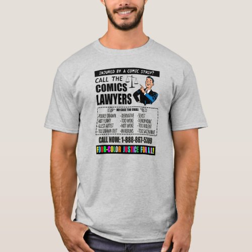 Call the Comics Lawyers T_Shirt 