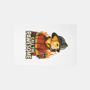 Call the Pawesome Pet Humor Rug