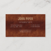 Call the Plumber ID958 Business Card (Back)