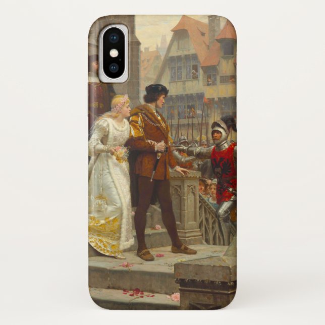 Call To Arms, c. 1888 by Edmund Blair Leighton Case-Mate iPhone Case (Back)