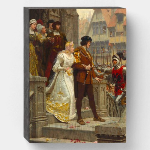 Call To Arms c 1888 by Edmund Blair Leighton Wooden Box Sign
