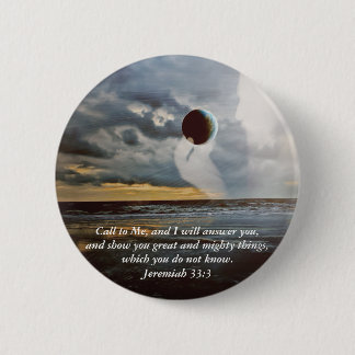 Call to Me ~ Christian Bible Verse Encouragment Pinback Button