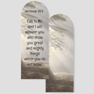 Call to Me Comforting Uplifting Bible Verse Bookmarks