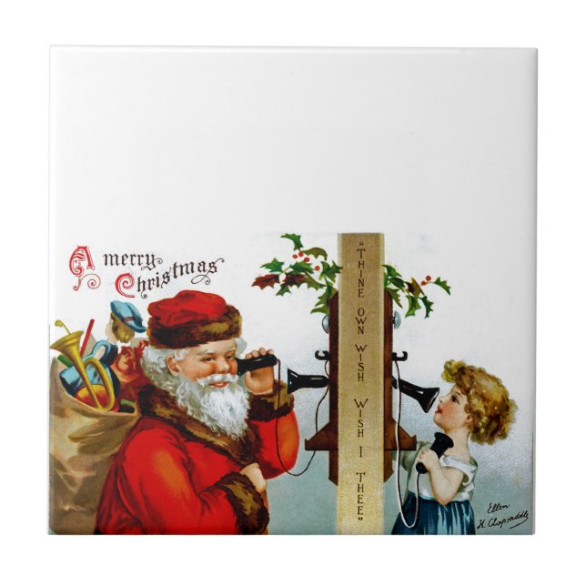 Call to Santa Tile (Front)