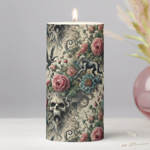 Call to the Night Gallery – Altar in Tapestry Pillar Candle