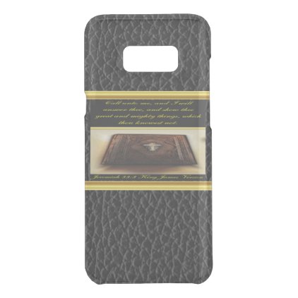 Call unto me, and I will answer thee Jeremiah 33:3 Uncommon Samsung Galaxy S8+ Case