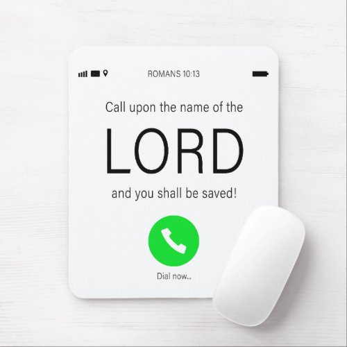 Call Upon the Name of the LORD  Christian Faith  Mouse Pad