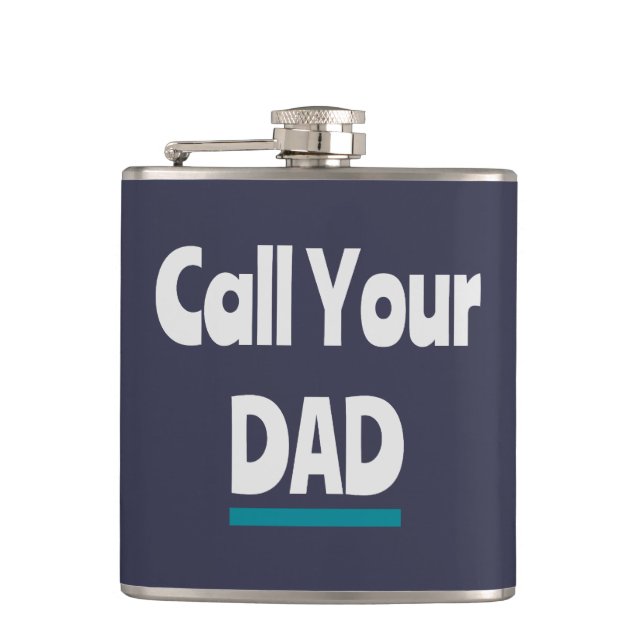 Call Your Dad Flask (Front)