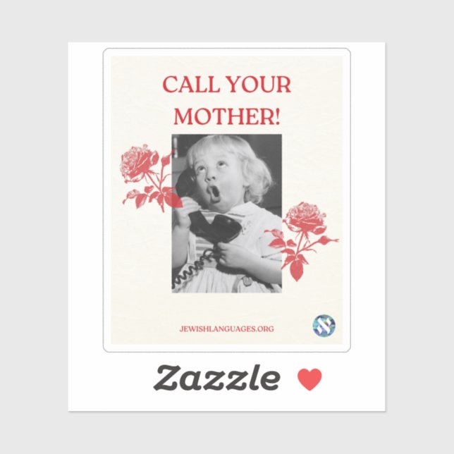 Call Your Mother! English Sticker (Sheet)