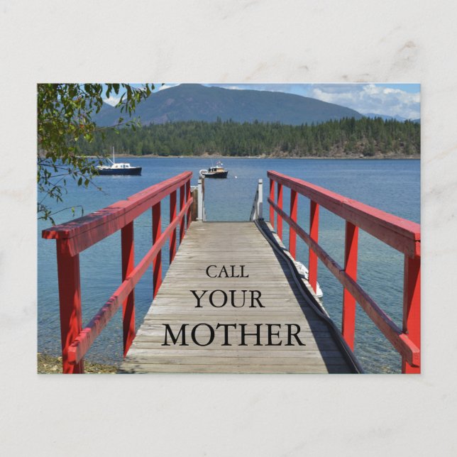 "Call Your Mother" Postcard (Front)