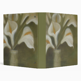 Calla Cut Flowers In A Vase Artistic Still Life Binder